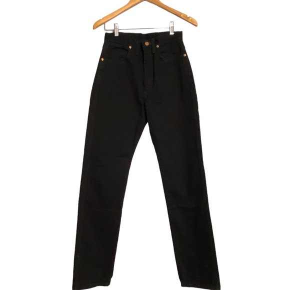 NWOT Womens Wrangler Cowboy Cut Slim Fit Jeans Black - Picture 4 of 11